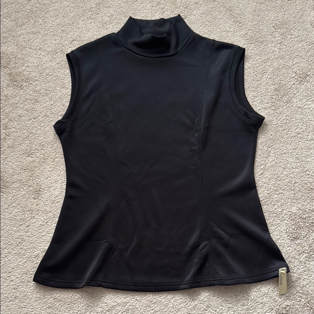OGL Black Fitted Sleeveless Tank Top